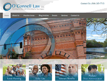 Tablet Screenshot of oconnelllawgroup.com